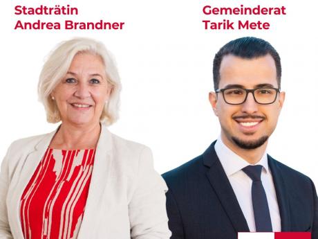 Stadträtin Andrea Brandner &amp; GR Tarik Mete (c)Müseler